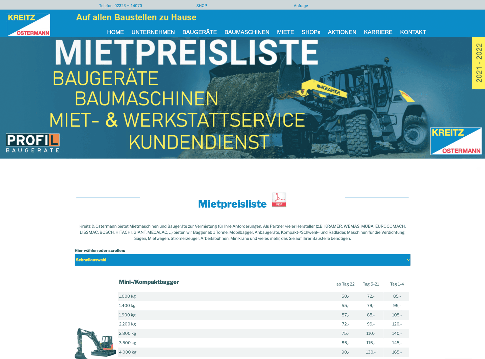 screenshot website kreitz ostermann